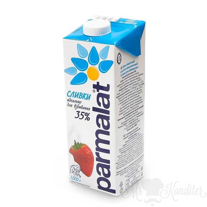 Сливки Parmalat для взбивания 35% 1л